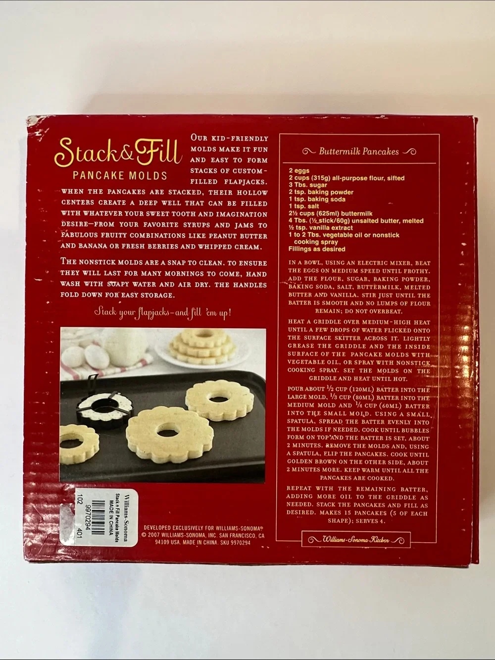 Kids S Cherry Apron Williams Sonoma Pancake Molds & Spatulas & Silicon Bake Set